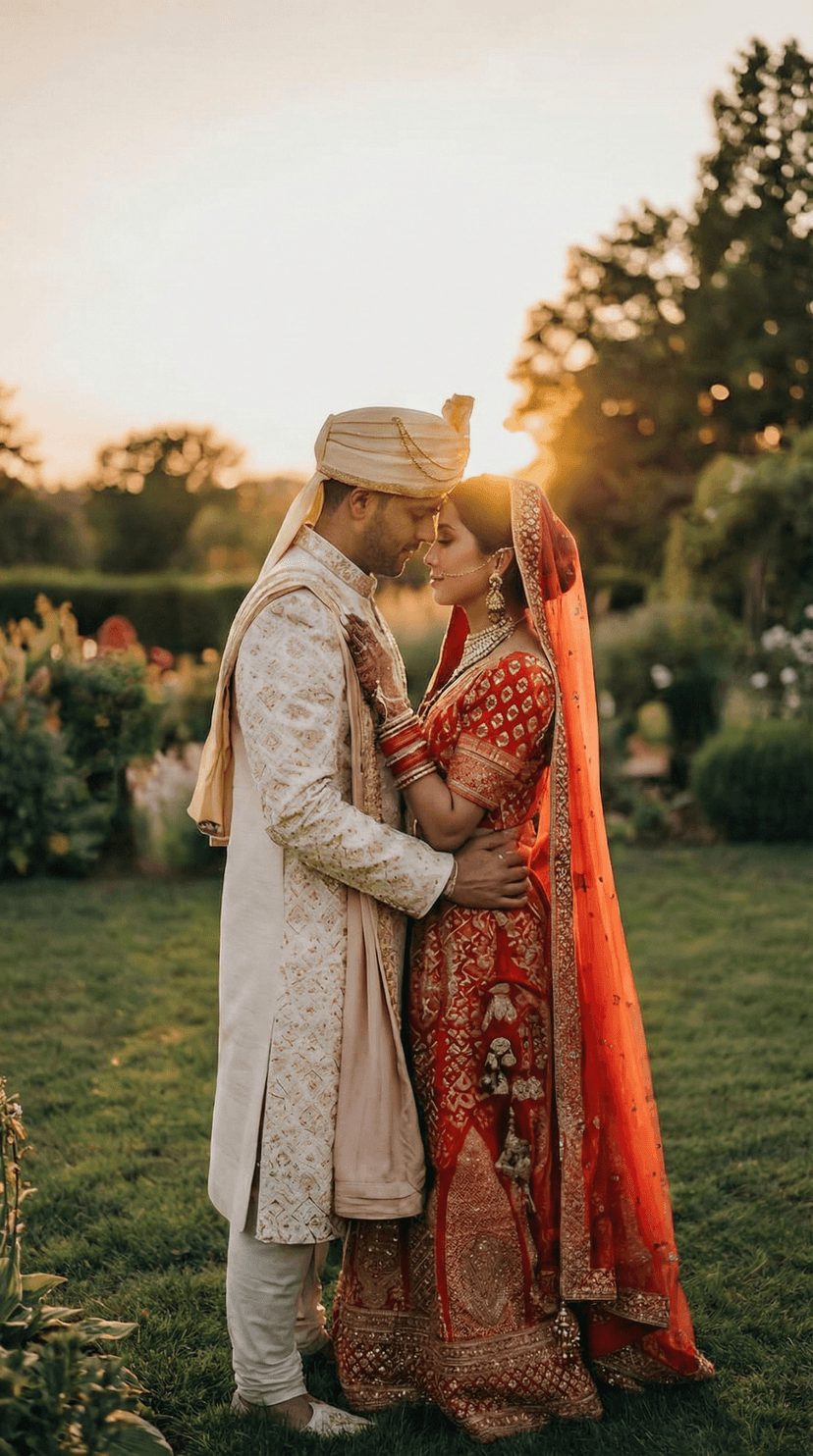 Elegant Wedding Couple